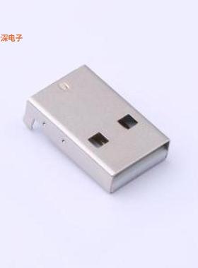 USB-ZL-107PWB |AM90度弯脚有柱PBT白胶USB插件