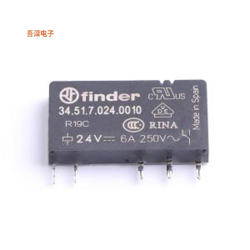 34.51.7.024.0010 |原装插件RELAY GEN PURPOSE SPDT 6A 24V