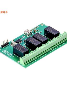 USBPOWRL004|AC/DC 输出模块4 Ch USB Powered Rela