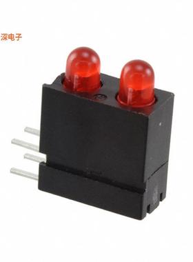 5530211400F |红色（x 2） CBI 3MM BI-LVL RED RA