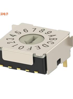 MRSSH4DG16SMGWTR |葛莱码SW ROTARY DIP GRY CODE 0.4VA 20V