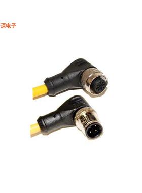 C4BD10M004 |原装全新CBL 4POS RCPT RA TO PLUG 13.12'