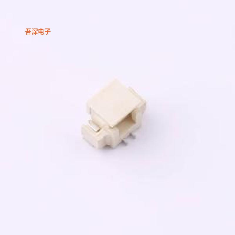 D125F2L1-2W2P43 |MX1.25 1x2P 立贴线对板针座SMD,P=1.25mm