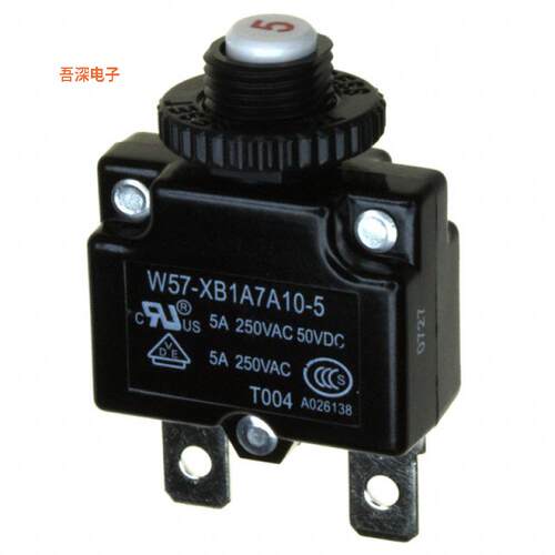 W57-XB1A7A10-5 |原装全新CIR BRKR THRM 5A 250VAC
