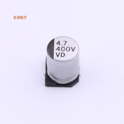 VD4.7UF400V90RV0092 |原装SMD,D8xL10.5mm贴片型铝电解