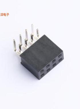 HC-PM254-8.5H-2x4PW-02A |原装弯插,P=2.54mm排母