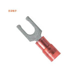 PNF18-6LF-M |弹簧，压接式CONN SPADE TERM 18-22AWG #6 RED