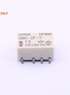 G6K-2F-Y-TR DC12|原装SMD,6.5x10mmRELAY TELECOM DPDT 1A 12