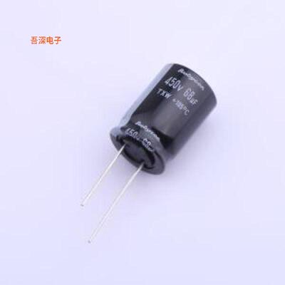 450TXW68MEFR18X25 |原装插件,D18xL25mmCAP ALUM 450V POLAR