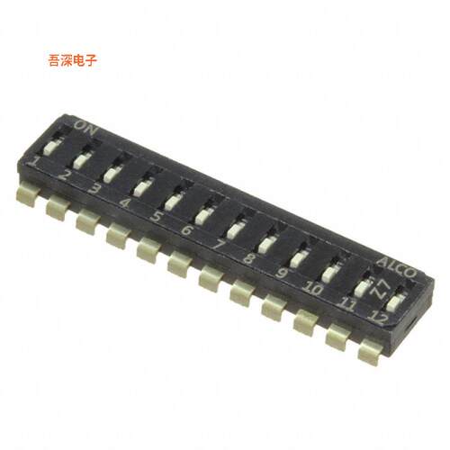 EDS12SNRNTR04Q |SPSTSWITCH SLIDE DIP SPST 0.025A 24V