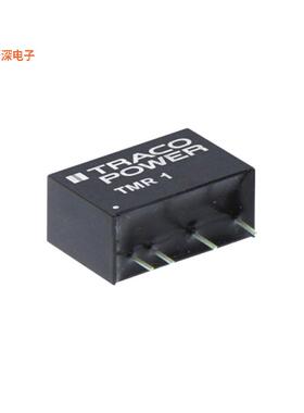 TMR 1-0522 |隔离模块DC DC CONVERTER +/-12V 1W