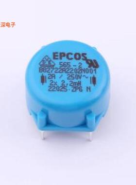 B82722A2202N001 |原装DIP,22.7x22.3mm共模滤波器