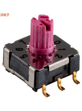 RDS-10S-74385-45A-SMT |BCDSWITCH ROTARY DIP BCD 0.1A 42V