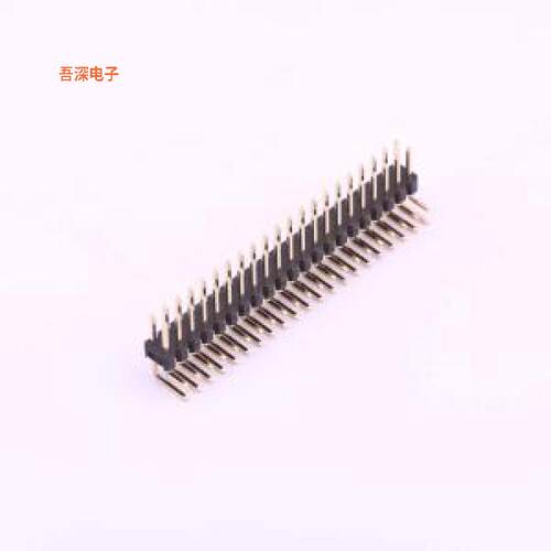 X6521WR-2x21H-C60D30 |高镀金 抗氧化排针弯插,P=2.54mm