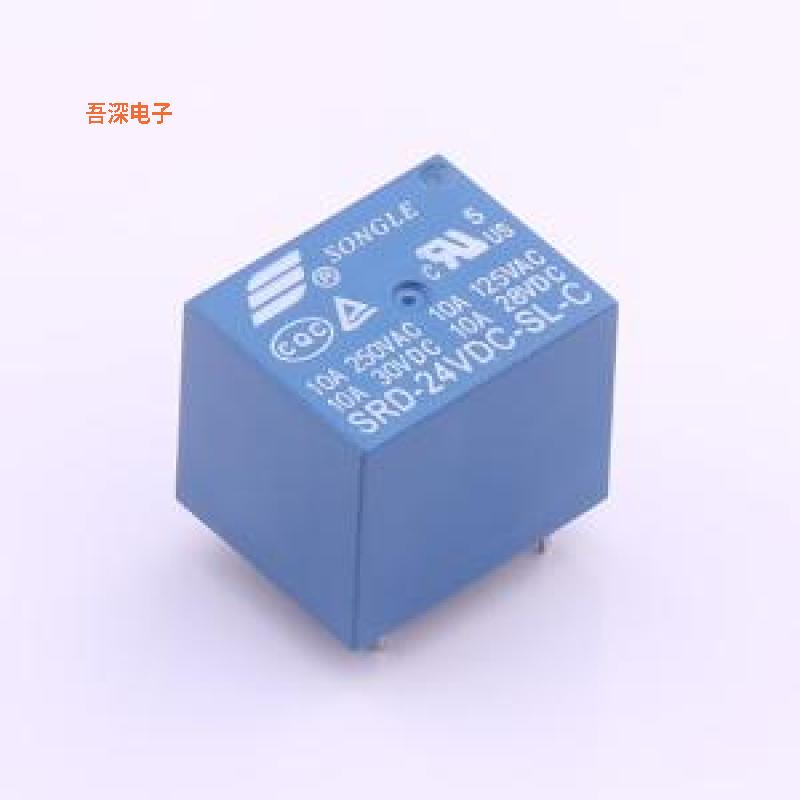SRD-DC24V-SL-C |原装插件,15.6x19.2mm功率继电器