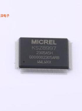 KSZ8997 |原装PQFP-128(20x14)IC 10/100 INTEG SWITCH 128PQFP