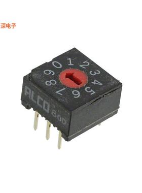 1825007-6 |原装全新SWITCH ROTARY DIP BCD 0.4VA 20V