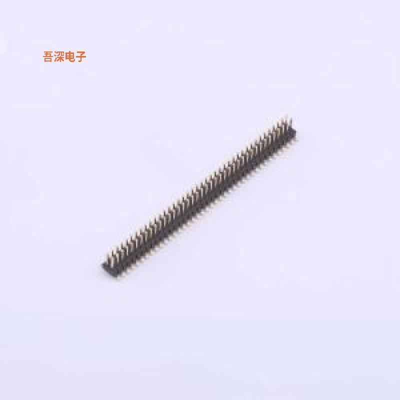 X1321WVS-2x40J-C40D53 |排针上针4.0,PB0.1mm,6T料,Au足1u