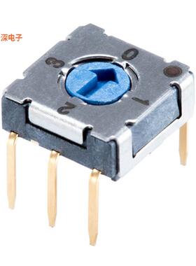 RDS-4S-7229-A-D |BCDSWITCH ROTARY DIP BCD 0.1A 50V