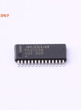 MAX7034AUI+T |原装TSSOP-28无线收发芯片