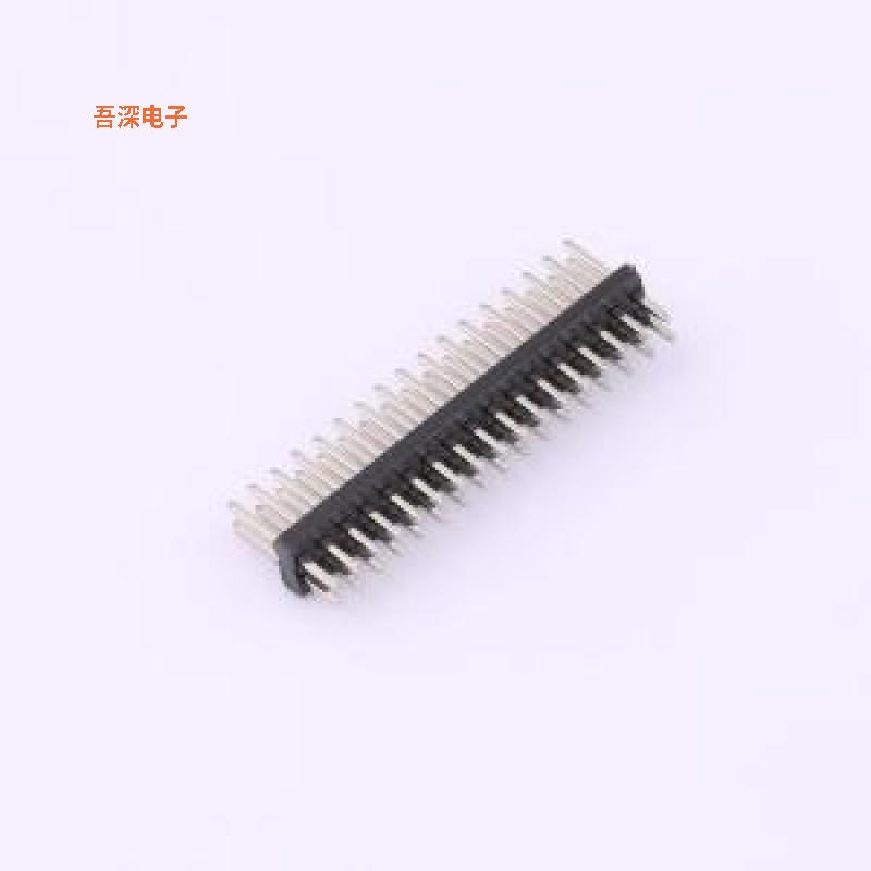 HDGC127-PZ2-17 |排针1.27X1.0双排直插排针L7.2/2.4 2X17P