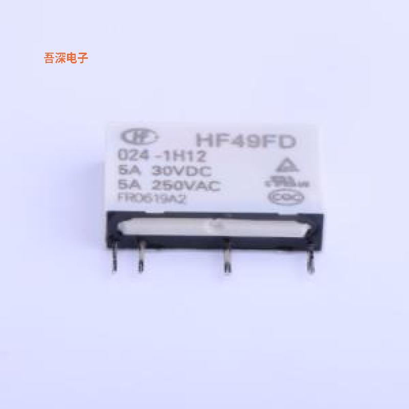 HF49FD/024-1H12 |原装SIP,5x20mm功率继电器