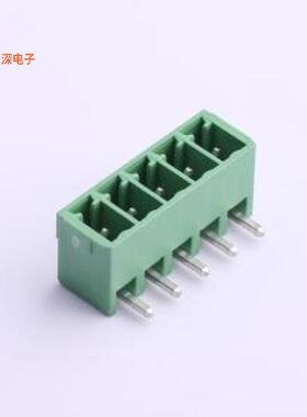 1803303|原装弯插,P=3.81mmTERM BLOCK HDR 5POS 3.81M