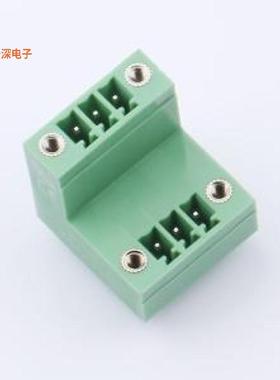 KF2EDGVTM-3.5-2*3P |绿保插拔式接线插件,P=3.5mm