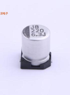 VEJ221M0JTR-0607 |原装SMD,D6.3xL7.7mm贴片型铝电解