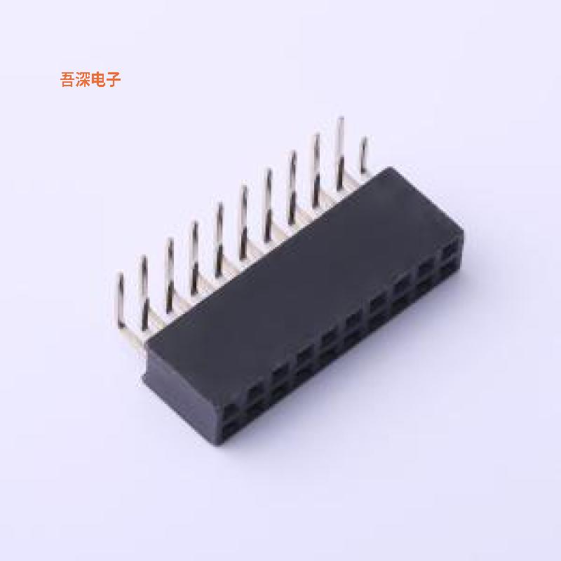 DW254W-22-20-85 |排母2.54排母间距:2.54mm 2x10P 弯插