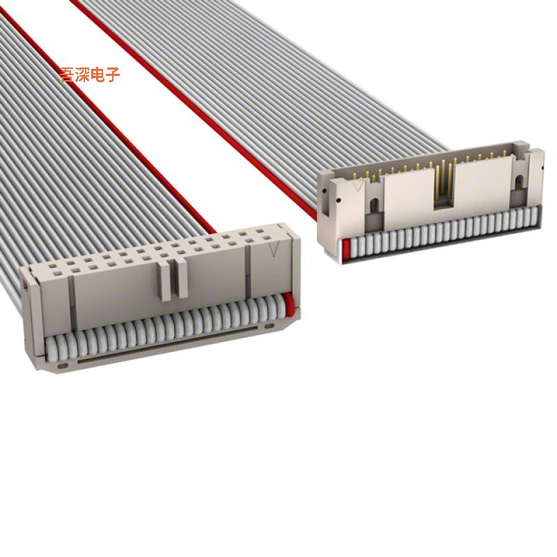 M3DRK-2636J |插口至插头IDC CABLE - MKR26K/MC26G/MPR26K