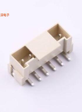 D396E1L1-2W6P41 |VH3.96 1x6P 立贴线对板针座SMD,P=3.96mm