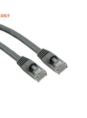 NPC-6-010-GY-BB|圆形线缆CABLE MOD 8P8C PLUG TO PLUG 10