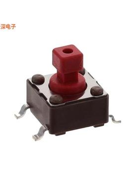 ADTSM644RV |SPST-NOSWITCH TACTILE SPST-NO 0.05A 12V