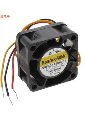 9WPA0412H6001 |12VDCFAN AXIAL 40X20MM 12VDC WIRE