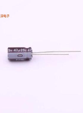 UPJ1E470MED |原装插件,D6.3xL11mm直插铝电解