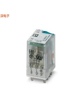 2907051|可插RELAY GEN PURPOSE DPDT 12A 24