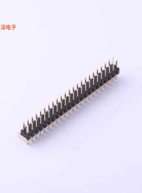 X6521WR-2x23H-C60D30|高镀金 抗氧化排针弯插,P=2.54m