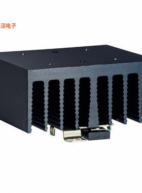 HS202DR |散热片HEATSINK SSR 2.0DEG C/W DIN MNT