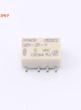 G6K-2F-Y DC5|原装SMD,6.5x10mmRELAY TELECOM DPDT 1A 5