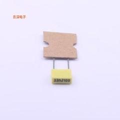 PE333J2A0501 |薄膜校正 黄壳编带 333J100V P=5