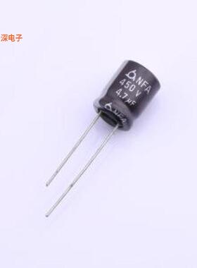 NFA 450V4.7 M 10*12.5 |原装插件,D10xL12.5mm直插铝电解