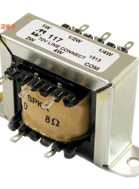 117F32 |原装全新AUDIO XFMR 8 / 70V CHAS MNT