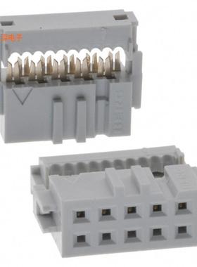 71600-110LF |原装P=2.54mmCONN RCPT 10P IDC 28-30AWG GOLD