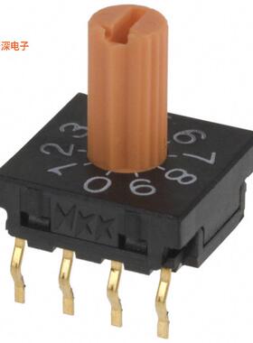 FR01KR10P-S |BCDSWITCH ROTARY DIP BCD 0.1A 5V