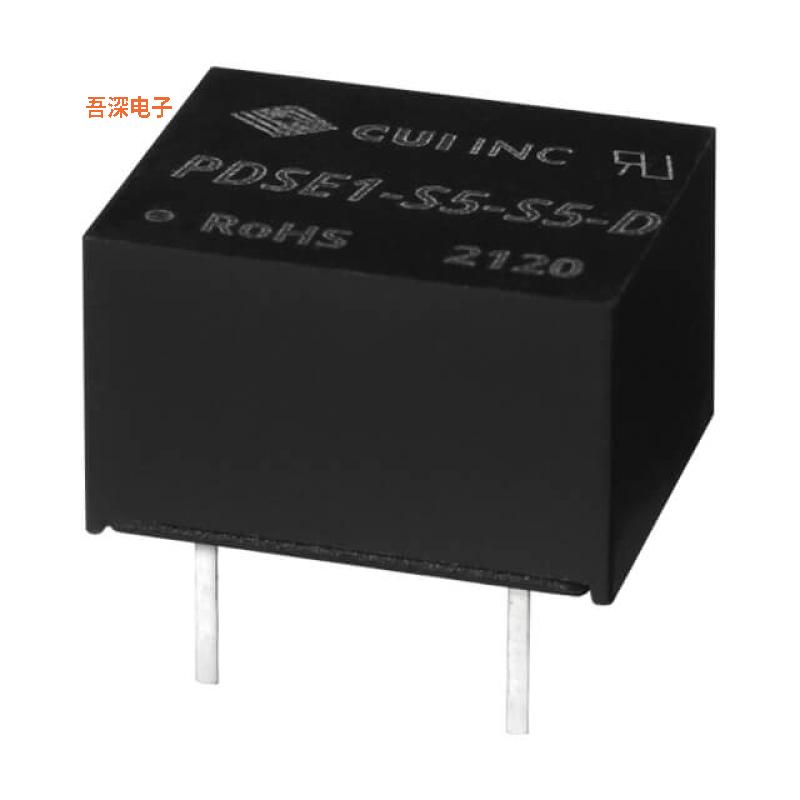 PDSE1-S5-S12-D |隔离模块DC DC CONVERTER 12V 1W