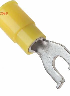 0191210053 |带法兰CONN SPADE TERM 10-12AWG #8 YEL