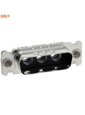 DAME-3W3P-K87 |D-Sub，组合式CONN D-SUB HOUSING PLUG 3POS