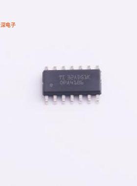 OPA4186DR |原装SOIC-14QUAD, 24-V, LOW-POWER (90-A) 5-V
