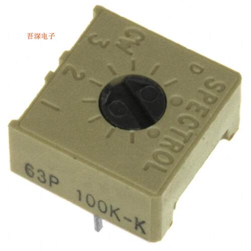 M63P104KB40 |100 kOhmsTRIMMER 100KOHM 0.5W PC PIN SIDE